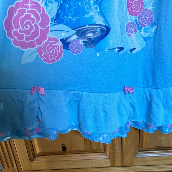 Disney store Cinderella nightgown size 9/10 blue and pink carriage princess - Picture 3 of 7